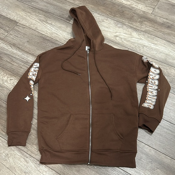 Brown Graphic Hoodie - Picture 3 of 3